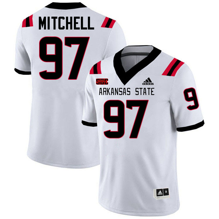 Simeon Mitchell Arkansas State Jersey,Arkansas State Red Wolves Football Uniforms,Jersey-White Simeon Mitchell Arkansas State Jersey,Arkansas State Red Wolves Football Uniforms,Jersey-White